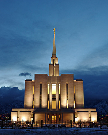 Oquirrh Mountain Temple Jan 2010