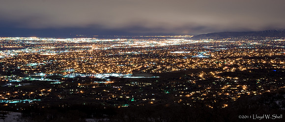 On a clear night....